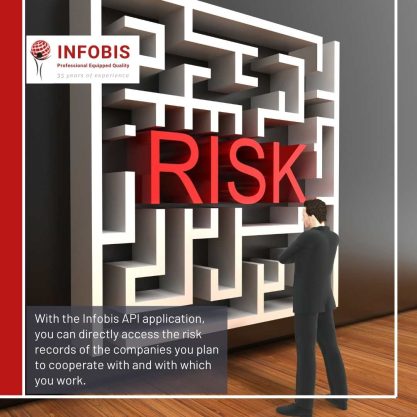 With the Infobis API application, you can directly access the risk records of the companies you plan to cooperate with and with which you work.